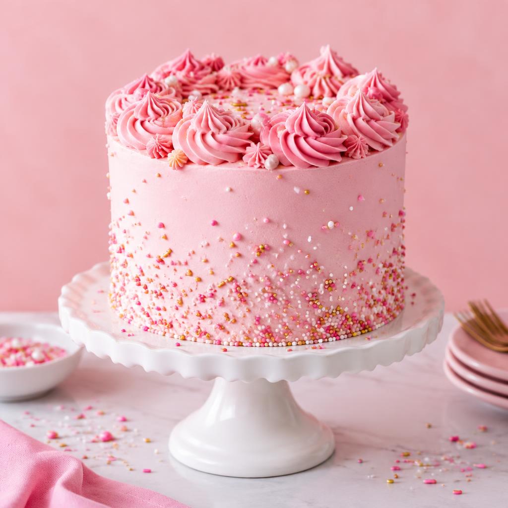 Pink Celebration Cake